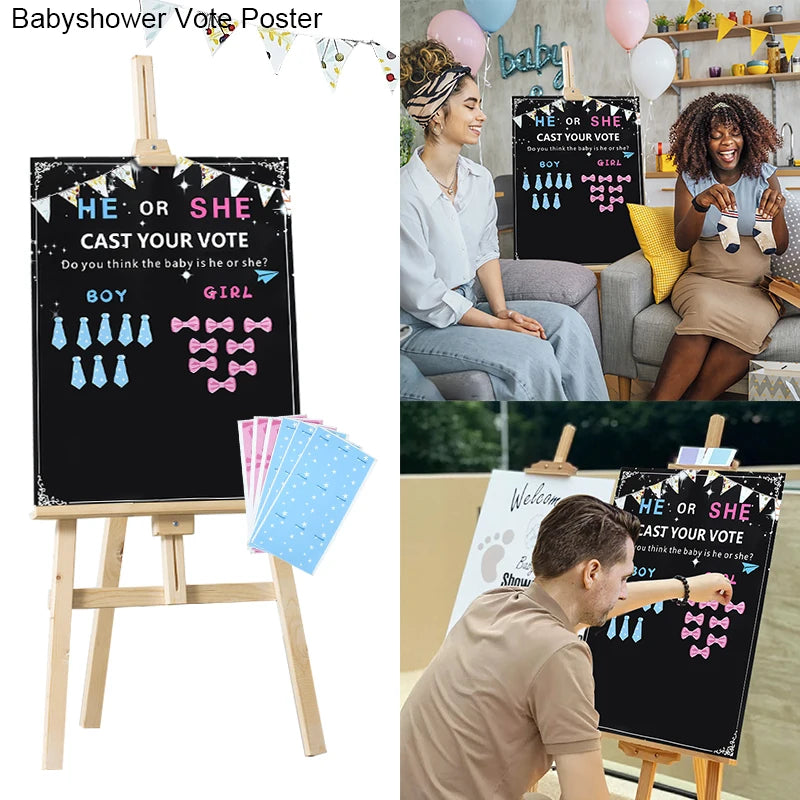 Interactive Gender Reveal Voting Board™