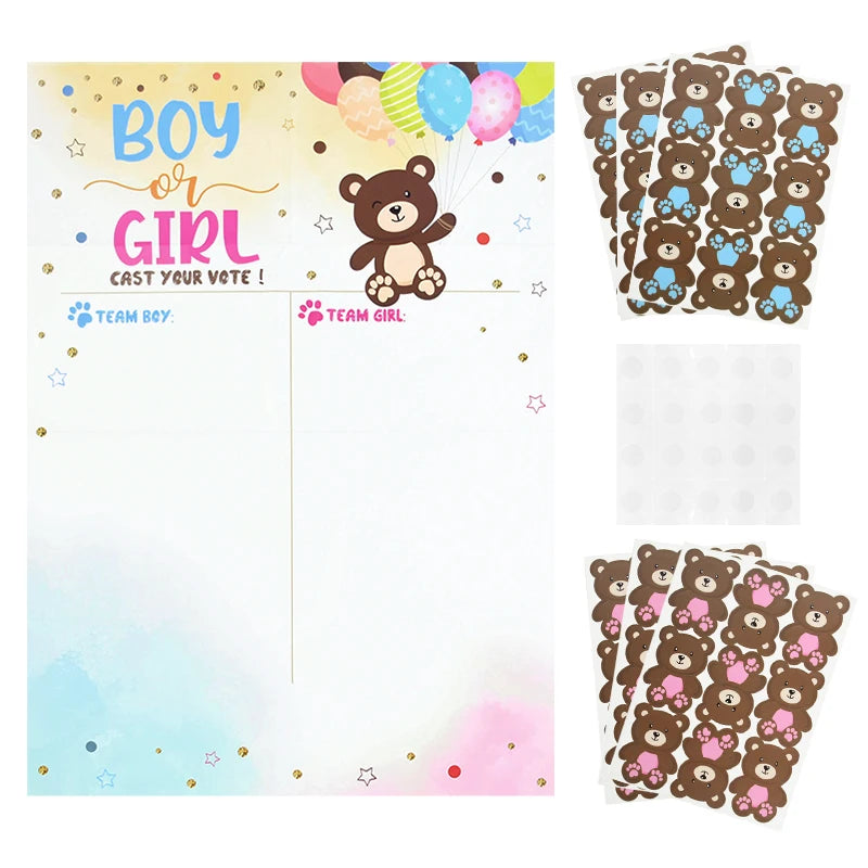 Interactive Gender Reveal Voting Board™