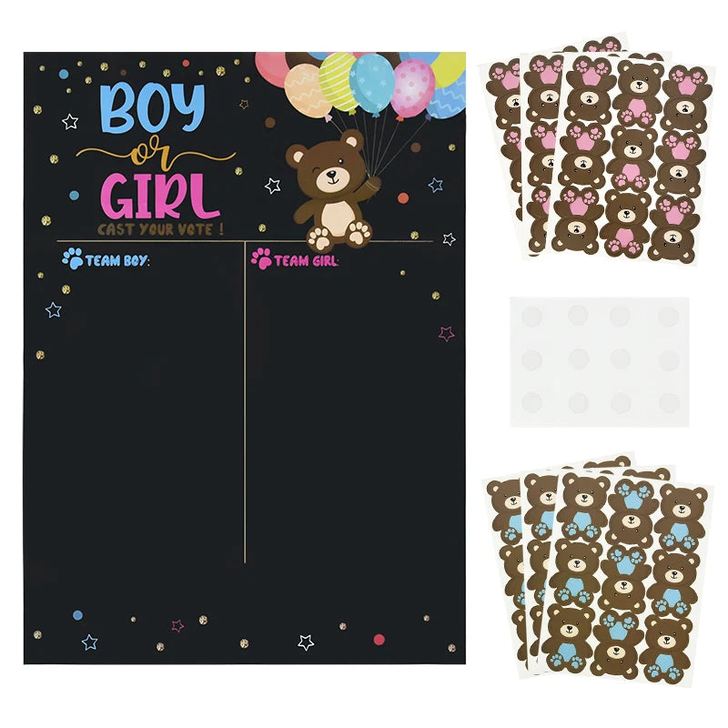 Interactive Gender Reveal Voting Board™