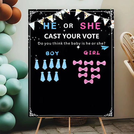 Interactive Gender Reveal Voting Board™